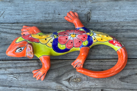 Talavera Wall Decor Gecko Iguana 16" TIG16017