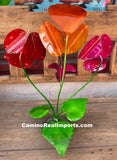 Metal Flower house Yard Or Garden Decor MRFB051