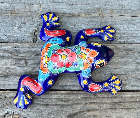 Talavera Wall Decor Frog 12" TF120