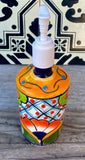 Mexican Talavera Lotion or Soap Dispenser TD029