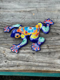 TALAVERA WALL DECOR FROG 10" TF010