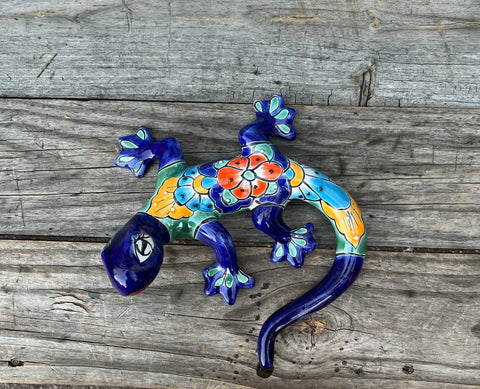 Talavera Wall Decor Gecko Salamander 10" TGS10005