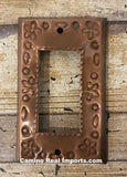 Tin Switch Duplex Rocker Switch Plate Plate Covers Copper