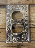 Tin Switch Duplex Outlet Switch Plate Covers Silver