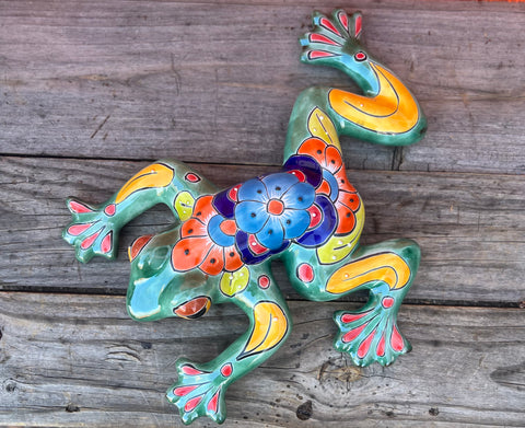 Large Talavera Wall Decor Frog 15" TFL15003