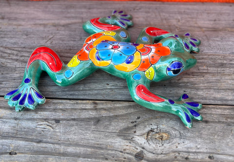 Large Talavera Wall Decor Frog 15" TFL15011