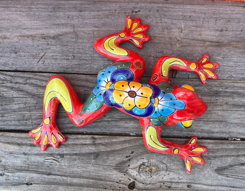 Large Talavera Wall Decor Frog 15" TFL15005