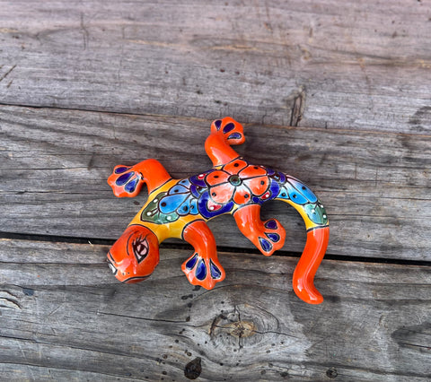 Talavera Wall Decor Gecko Salamander 8" TGS8012