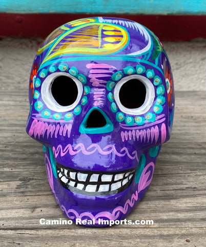 Day Of The Dead Hand Painted Skull MCS006