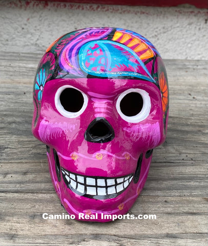 Day Of The Dead Hand Painted Skull MCS012