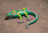 Hand Painted Clay Gecko Lizard GGLL005