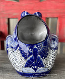 Talavera Frog Planter Flower Pot TFP041