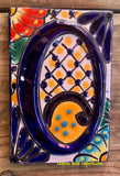 Talavera Tile House Numbers Multi Color Flower Design