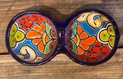 Talavera Pottery Molcajete Salsa Bowl 8" TPSM8008