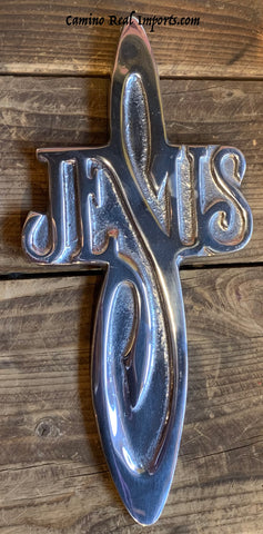 Wall Hanging Pewter Cross Decor MCP024