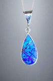 Sterling Silver Opal Pendant STSP0019