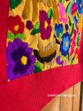 Guatemala Pillow Cover Embroidered On Huipil Pillow Case GCP017