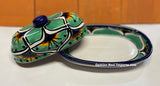 Talavera Pottery Butter Dish Hand Painted TBDMD002
