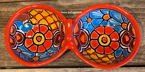 Talavera Pottery Molcajete Salsa Bowl 8" TPSM8006