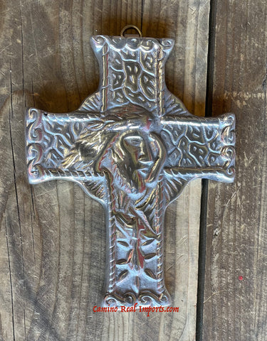 Wall Hanging Pewter Cross Decor MCP001