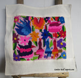 Guatemala Pillow Cover Embroidered On Huipil Pillow Case GPC009