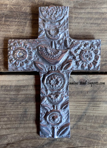 Wall Hanging Pewter Cross Decor MCP011