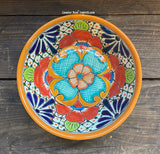 Mexican Talavera Pottery Bowl Plate 7" TPBPZ0018