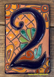Talavera Tile House Numbers Rustic Adobe Design