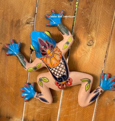 Large Talavera Wall Decor Frog 15" TFL15007
