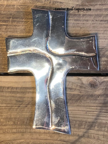 Wall Hanging Pewter Cross Decor MCP018