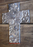 Wall Hanging Pewter Cross Decor MCP003