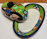Talavera Pottery Butter Dish Hand Painted TBDMD011