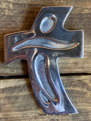Wall Hanging Pewter Cross Decor MCP022