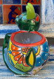 Talavera Cat Flower Pot Planter TCTP012