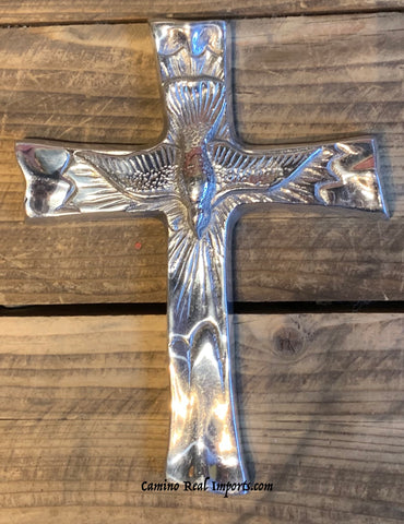Wall Hanging Pewter Cross Decor MCP031