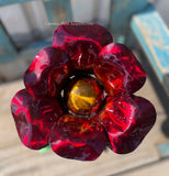 Yard Art Metal Flowers Sculpture 17"  MFLWRMS002