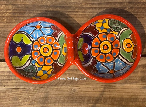 Talavera Pottery Molcajete Salsa Bowl 8" TPSM8007