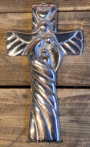 Wall Hanging Pewter Cross Decor MCP026