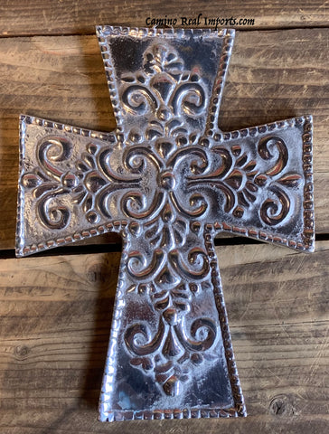 Wall Hanging Pewter Cross Decor MCP034