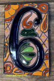 Talavera Tile House Numbers Rustic Adobe Design
