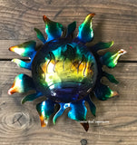 Wall Hanging Metal Sun 9"  MTS90014
