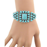 STERLING SILVER BRACELET TURQUOISE TSC058