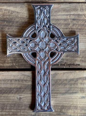 Wall Hanging Pewter Cross Decor MCP010