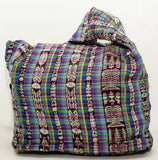 GUATEMALA PURSE HAND EMBROIDERED FLOWERS BAG X-LARGE GPL009