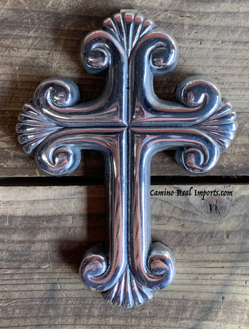 Wall Hanging Pewter Cross Decor MCP008