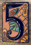 Talavera Tile House Numbers Rustic Adobe Design