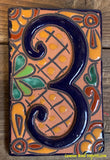 Talavera Tile House Numbers Rustic Adobe Design