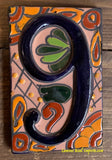 Talavera Tile House Numbers Rustic Adobe Design