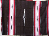 MEXICAN BLANKET XL 4.5' X 6.5' dark brown