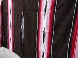 MEXICAN BLANKET XL 4.5' X 6.5' dark brown